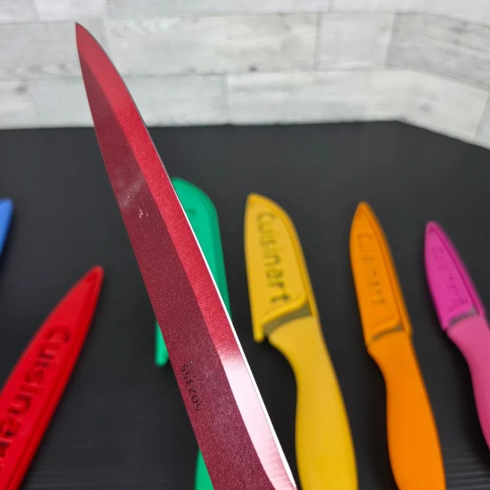 Cuisinart Advantage 14 Piece Knife Set with Blade Guards Multicolor C7714PMPC